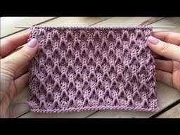 Easy and beautiful knitting pattern.