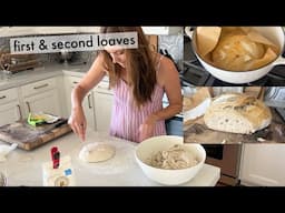 Attempting my First and Second Loaves of Sourdough! | Kendra Atkins