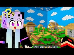 I Trolled my SISTER in a FAKE SIMULATION in MINECRAFT