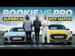 Audi R8 vs Audi S3: Slow Driver vs Fast Driver Track Battle