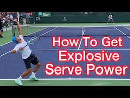 How To FINALLY Make Your Serve EXPLODE With POWER! (Tennis Technique Explained)