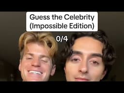 Guess the celebrity (impossible edition) 👀