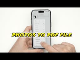 How to Transform a Photo to a PDF on iPhone 16