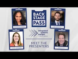 Meet the AVIXA TV at ISE 2025 Presenters! | Backstage Pass: ISE 2025 (Ep.1)