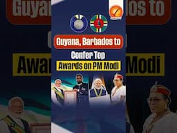 Guyana, Barbados Conferred Top Awards on PM Modi