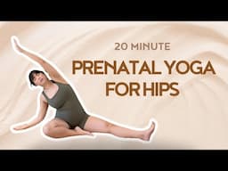 20-Minute Prenatal Yoga Flow for Hips | Perfect for All Trimesters