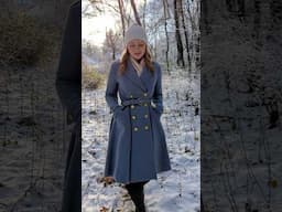 Erica Coat Pattern ❄️ #pdfpattern #sewing #sewingpatterns #sewingprojects #wintercoat