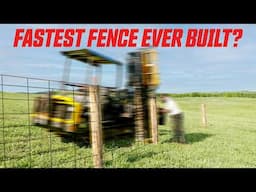 We Found The Fastest Fence Builders On The Planet