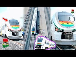 Watch how the 2 Brand new Trains arrived for the official commissioning at Tema Habour