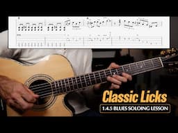 3 Classic Solo Blues Guitar Licks - Play By Yourself!