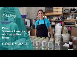 Making Candles in the Prism Sonoma Vessels by Candle Science