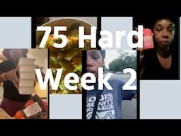 75 Hard Week 2 Groceries| Lil Ghetto Target Run| Two 45 Minute Workouts