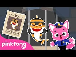 Thief Shark Family, All Under Arrest | Catch the Thief Shark | Baby Shark Story | Official Pinkfong