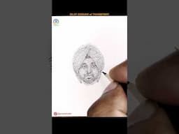 #diljitdosanjh #diljitconcert #thumbprintart #drawing #art #portraitdrawing #shorts #shortsvideo