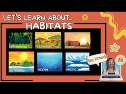 Explore Animal Habitats | Forest, Ocean, Desert, Savanna, Wetlands & Arctic! | Shon’s Stories