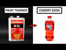 Turning paint thinner into cherry soda