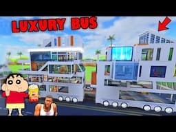 ROBLOX SHINCHAN and CHOP Built MOST OP LUXURIOUS BUS in ROBLOX