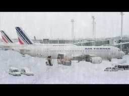 5 minutes ago, Chaos in Paris! Heavy snowfall buries Paris airport