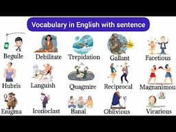 Vocabulary | Daily use English vocabulary | English Vocabulary | English words | action verbs