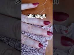 SHIRRING! Woven Fabric - Made Stretchy!