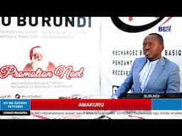 AMAKURU KURI BETV KU WA 15/11/2024