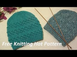 Free Hat Knitting Pattern. How to finish the top/the crown [simple} On Single Pointed Needles