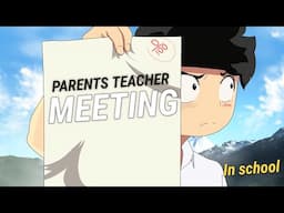 Exam Result - Indian Parents Teacher Meeting - PTM | School times | storytime animation hindi