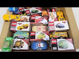 Various types Tomica Cars ☆ Return the Tomica minicars to the box with the same design! ライトニングマックイーン