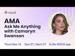 AMA with Camaryn Swanson