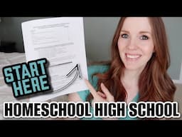 5 STEPS TO EASILY PLAN HOMESCHOOL HIGH SCHOOL | PLANNING HOMESCHOOL HIGH SCHOOL | HOW TO HOMESCHOOL