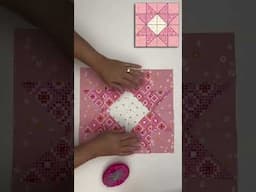 Make a Diamond Star Quilt Block! Click ▶️ for full video 🤗 #quiltingtutorial #quiltblock