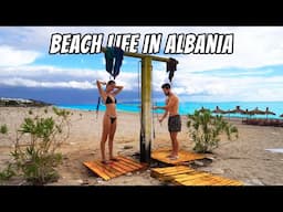 Attempting Beach Life in Albania (First time in Albania)