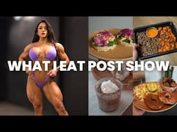 ifbb pro full day of eating post show│supps + training