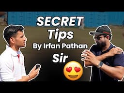 How to get fast recover from injury in cricket! Tips by irfan pathan sir.