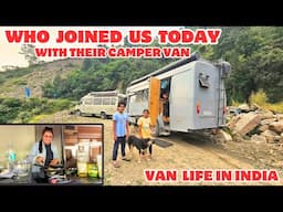 EP 403🤩SURPRISE🤩A FELLOW OVERLANDER JOINED US TODAY AT NARKANDA/ LIVING IN OUR CAMPER VANS/ VANLIFE