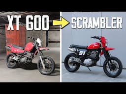 Cafe Racer Timelapse Build - Yamaha XT 600 Scrambler