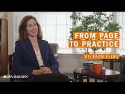 From Page to Practice: Allison Elias