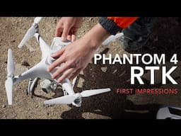 DJI Phantom 4 RTK  |  Unboxing & First Impressions