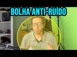 Fone com cancelamento de ruído especial, cria bolha para conversa sem ruído externo