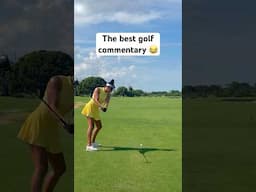 The most hilarious golf commentary 😂 #golf