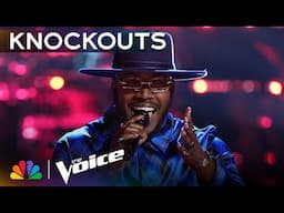 J.Paul Shows Off His Range on Seal's "Kiss from a Rose" | The Voice Knockouts | NBC