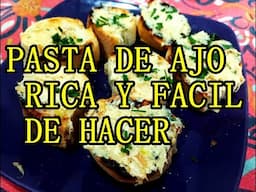 RECETA PASTA DE AJO FACIL Y RICA PARA HACER¡