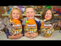 ZURU Smashers Epic Dino Egg Toys HUGE Fun Dinosaur Surprise Eggs Toy Review by Kinder Playtime