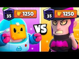 I Raced My BEST & WORST Brawler to 1250 Trophies..