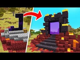 I Transformed EVERY STRUCTURE in Minecraft Hardcore