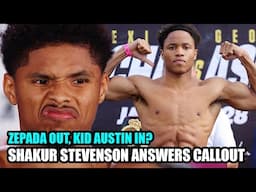 Shakur Stevenson Answers Kid Austin CALLOUT • Who REPLACES William Zepeda After Hand Injury