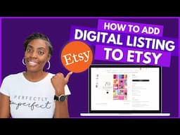 How To Upload Digital Products To Etsy (Etsy Shop for Beginners)