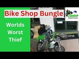 Amateur Burglar at Bike Shop..