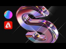 How to Create New Iridescent Material in Spline App x Adobe Firefly