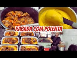 COMO FAZER RABADA NA PANELA DE PRESSÃO PARA VENDER + RECEITA DE POLENTA CREMOSA FÁCIL